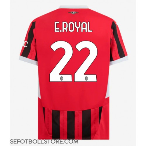 AC Milan Emerson Royal #22 Replika Hemmatröja 2024-25 Kortärmad